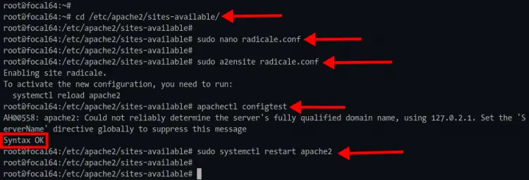 Configurando Host Virtual Apache para Radicale