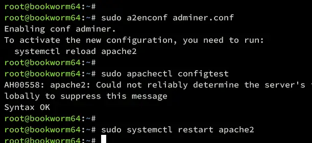 configurar admin