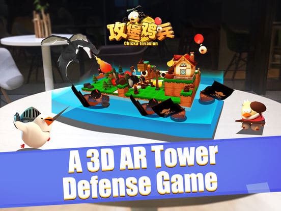 20+ ar apps and games you must try on ios 11 - chicka invasion