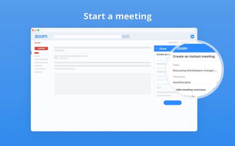 zoom add-on for gmail
