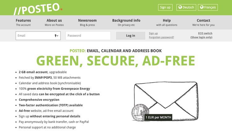 Posteo mail