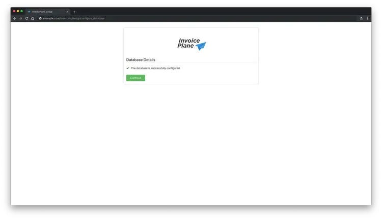Connexion à la base de données réussie