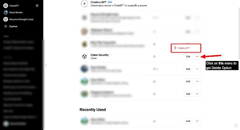 cómo gestionar y eliminar tu modelo chatgpt