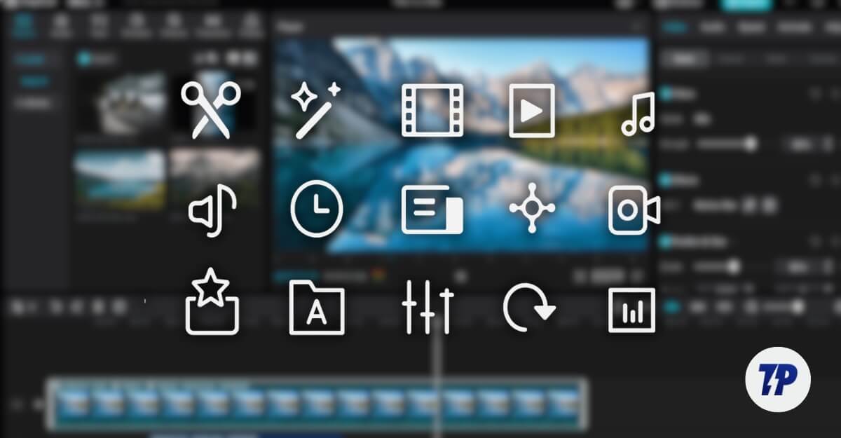que signifient les différents icônes et symboles dans capcut desktop