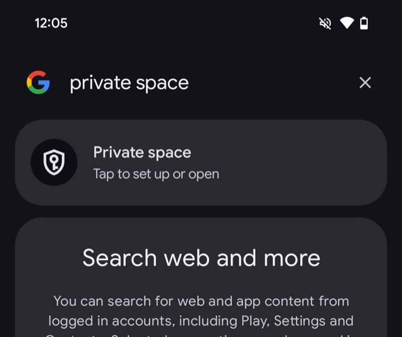 accéder à l'espace privé caché depuis le tiroir d'applications sur un téléphone pixel.