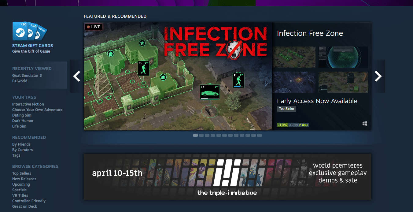 Steam-Website
