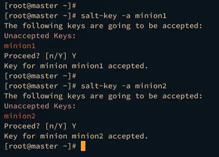 accept keys