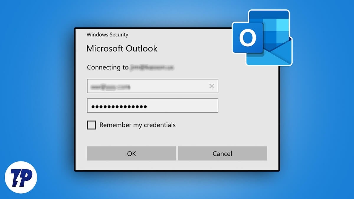 corriger outlook demandant le mot de passe de manière répétée sur windows