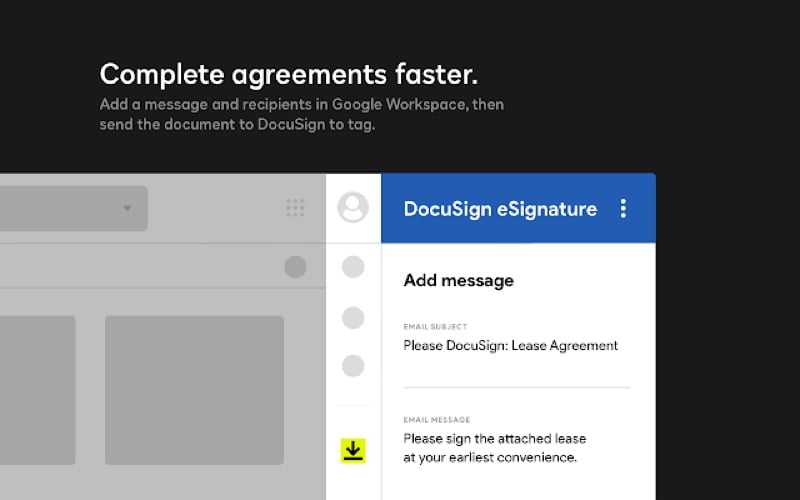 docusign gmail add-on