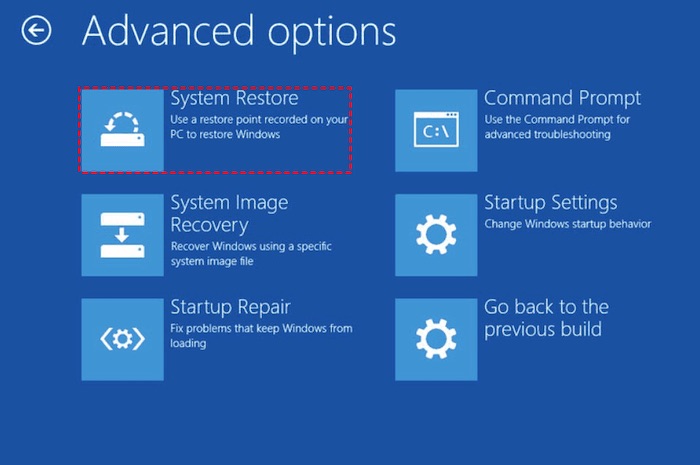 Systemwiederherstellung Windows