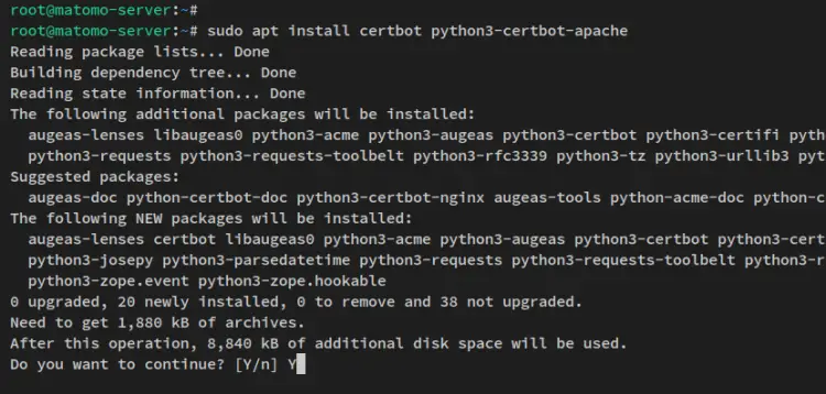 instalar certbot