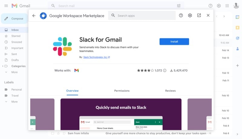 slack for gmail