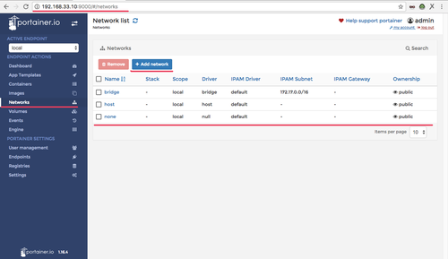 Gestionar configuraciones de red para contenedores de Docker