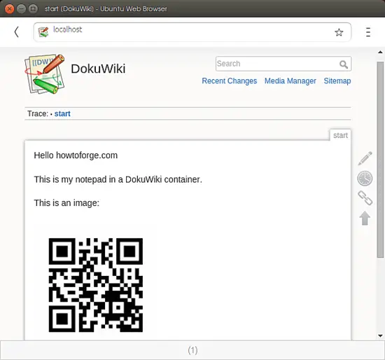 Dokuwiki dans Docker
