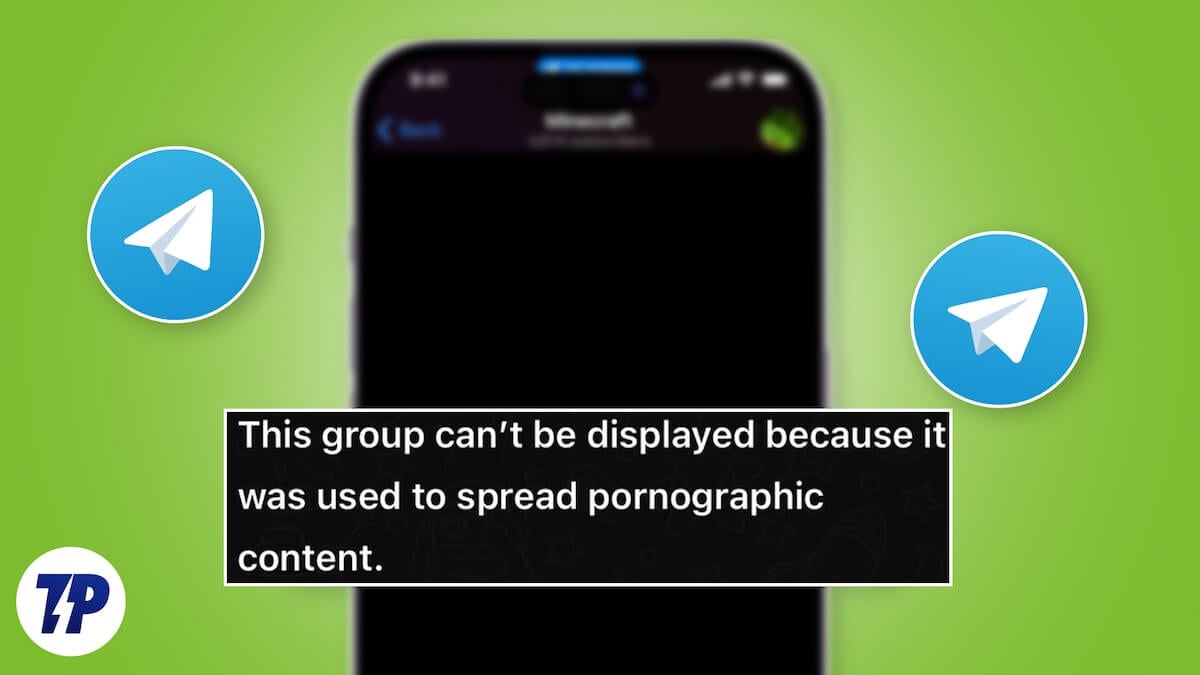 Beheben des Fehlers „Diese Gruppe kann nicht angezeigt werden“ auf Telegram