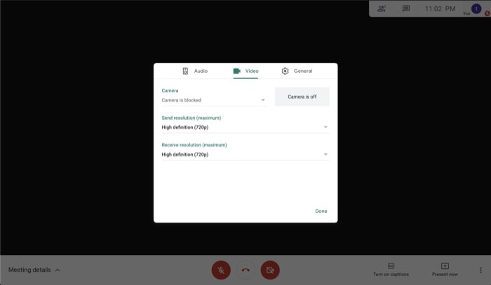 change video settings
