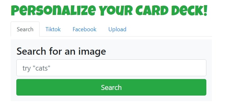 Personalizza il mazzo di carte di Solitaired