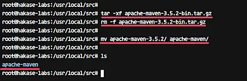 Estrai Maven