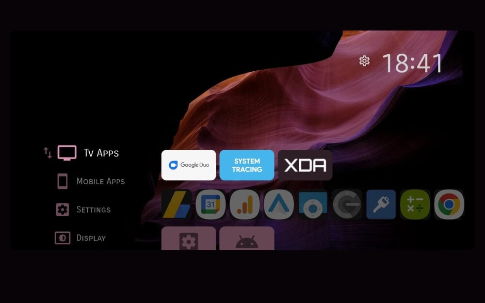 lanzador projectivy de google tv