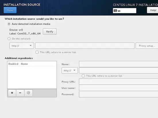Configurar fuente de instalación.