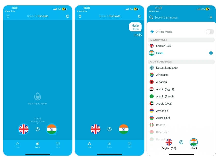 speak and translate now app
