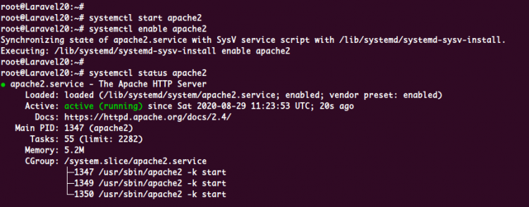 Install Apache Webserver