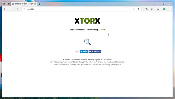 xtorx 웹사이트