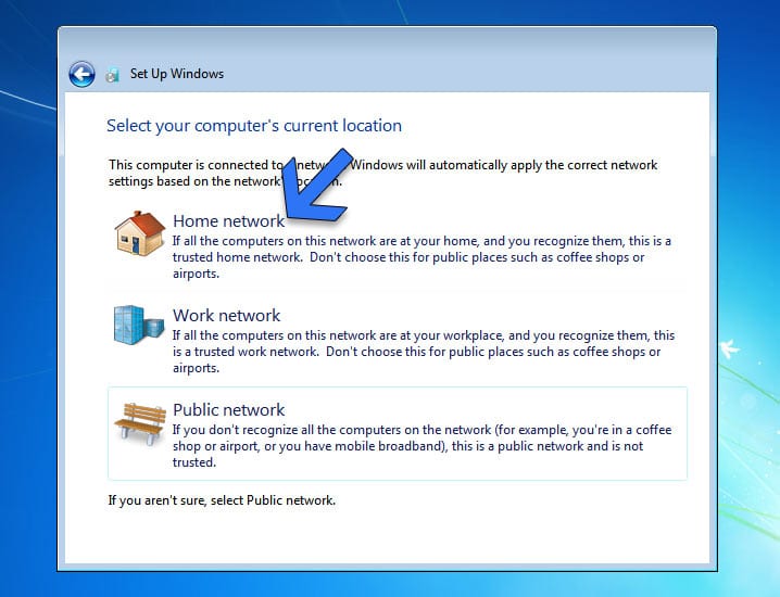 Windows 7 Netzwerkeinstellungen einrichten
