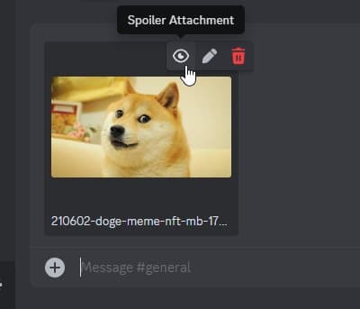 Agregar etiqueta de spoiler a la imagen