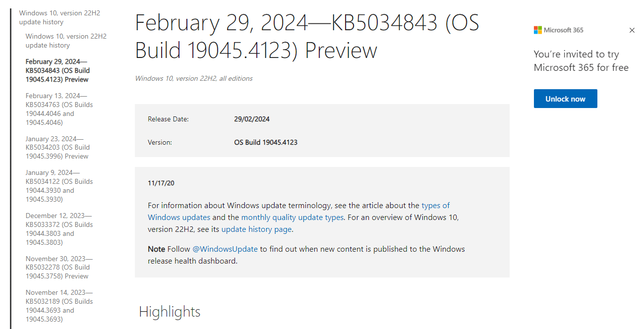 Windows Updates