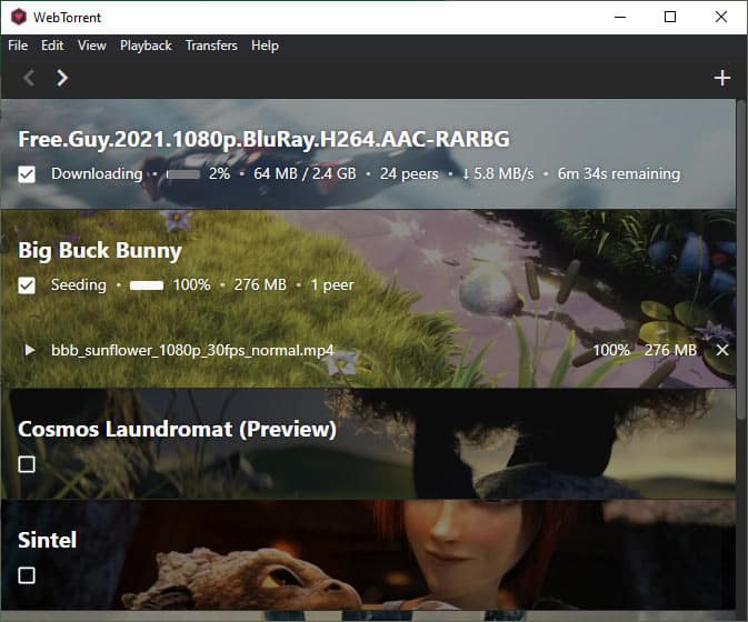 Cliente torrent Webtorrent desktop para mac