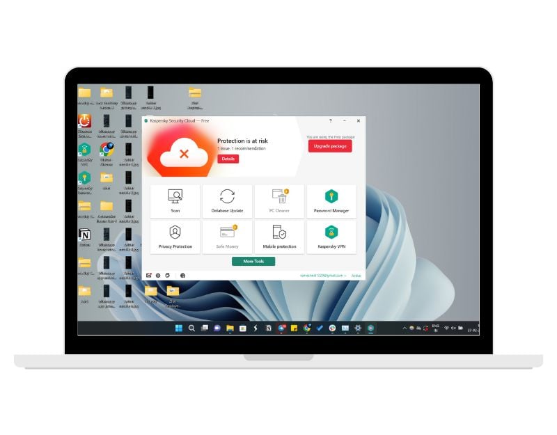 imagen mostrando software antivirus en windows 11