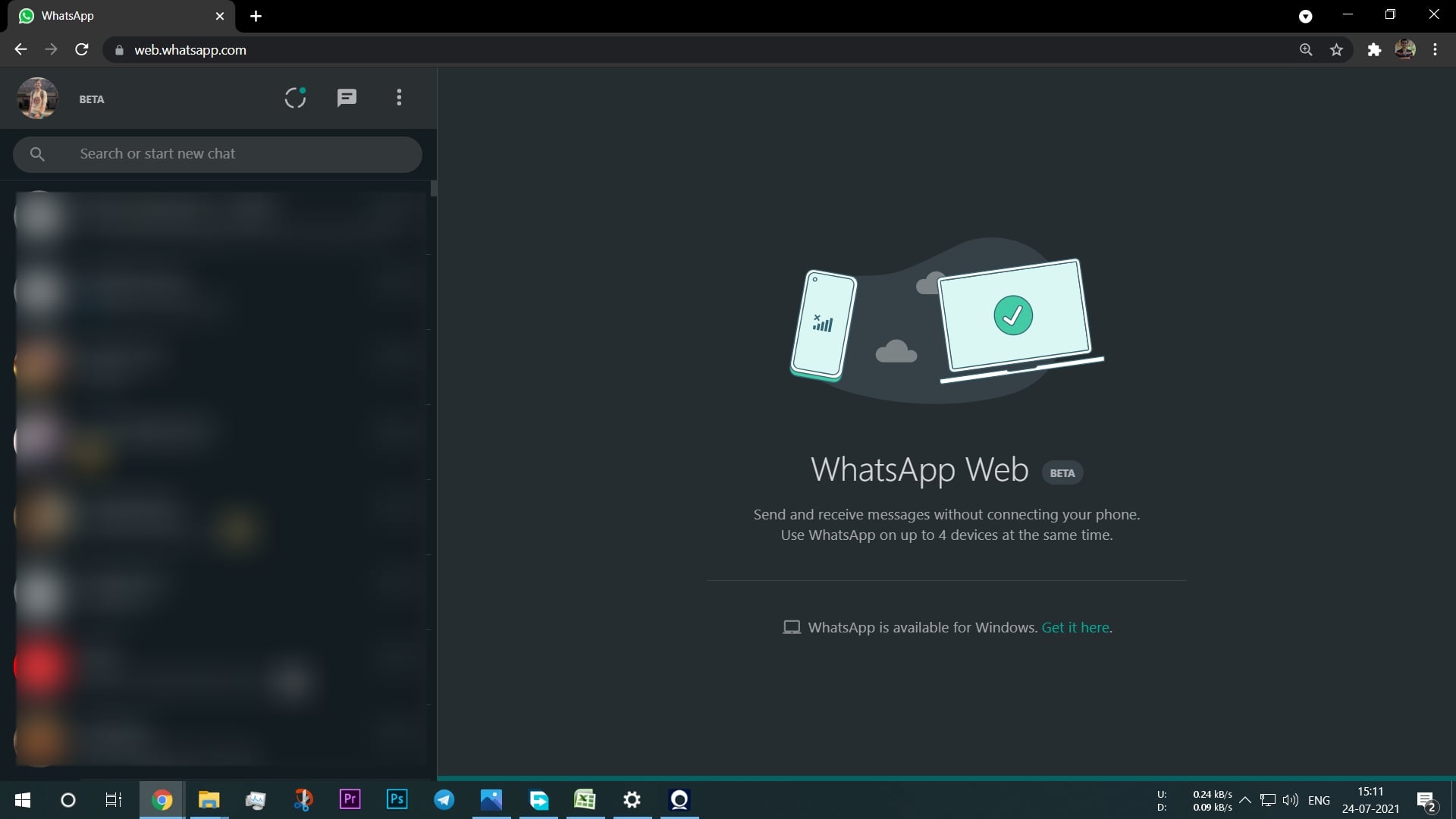 funzione multi-dispositivo whatsapp