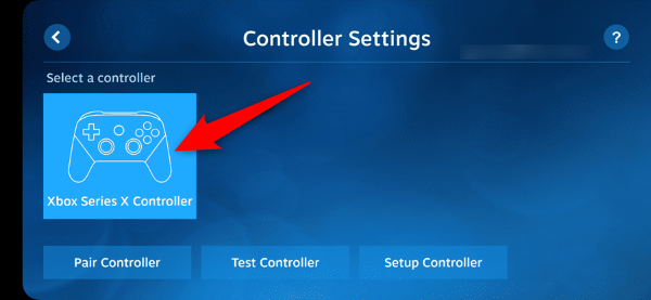 seleziona controller