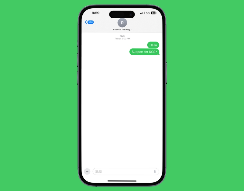 iPhone neue Unterstützung für RCS