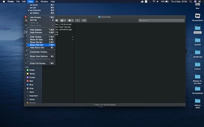 enable file/folder path