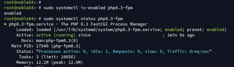 verificar php-fpm