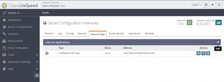 Applications externes
