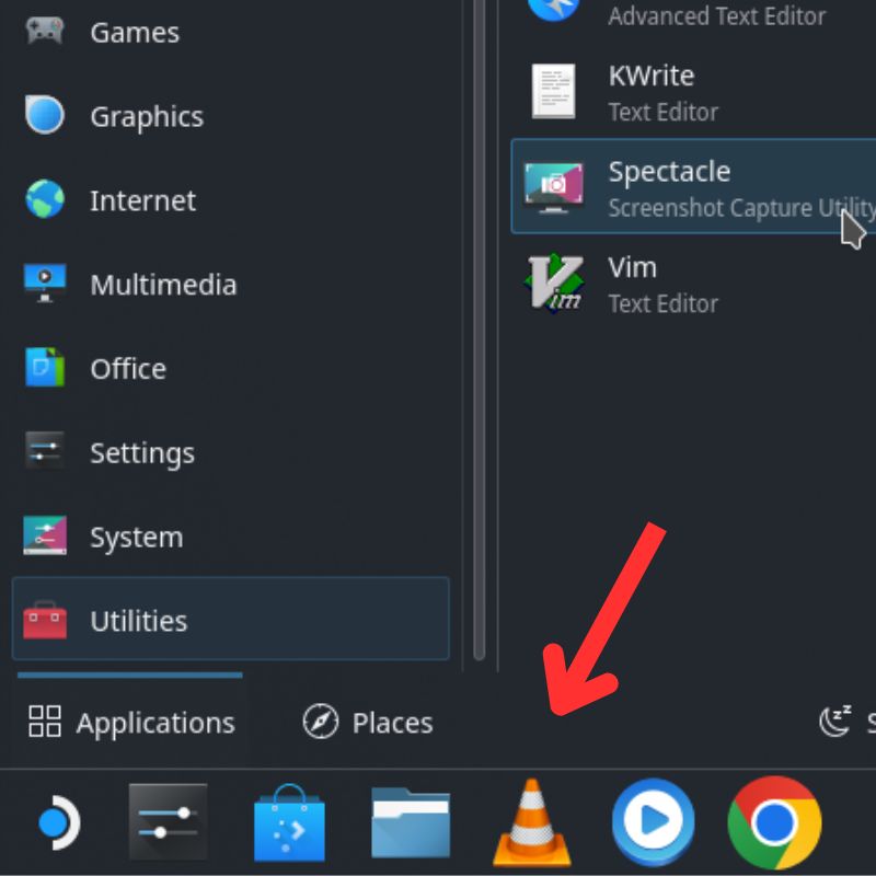 la barra delle applicazioni su steam deck
