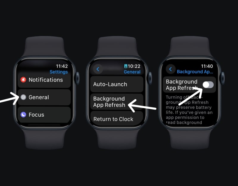 come disattivare il refresh delle app in background su apple watch