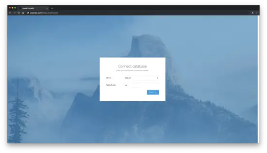 Mit Datenbank verbinden
