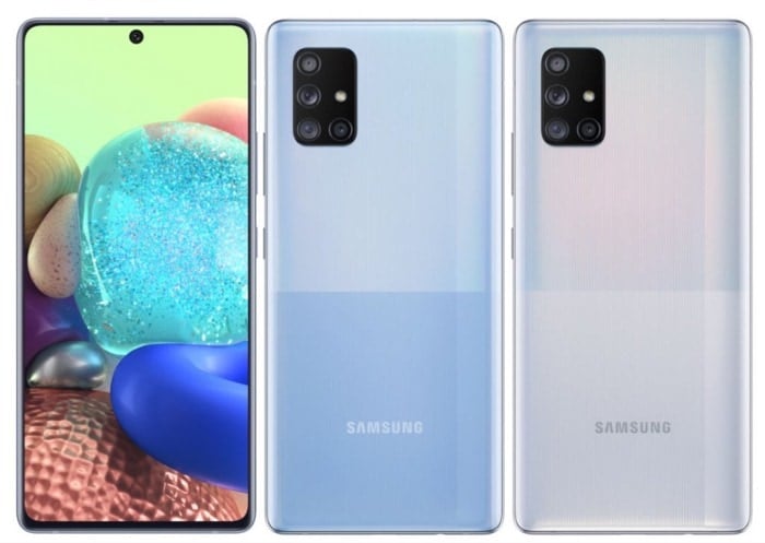 samsung galaxy a51 5g et a71 5g avec exynos 980 et caméras arrière quadruples annoncés - samsung galaxy a71 5g