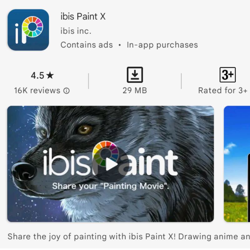 ibis paint app auf chromeos