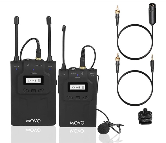movo wmic80 wireless lavalier microphone