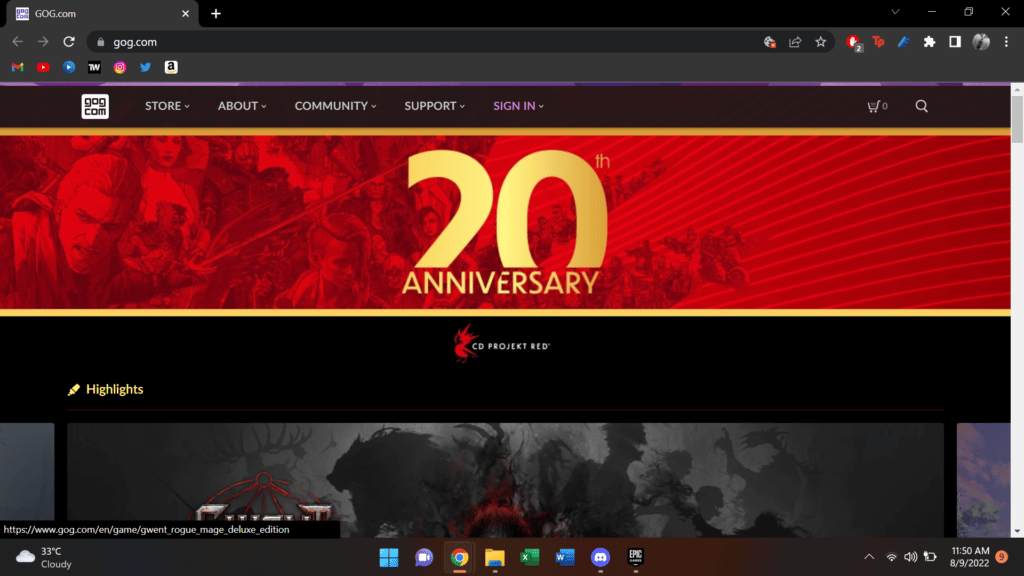 Melhores Sites para baixar Jogos de PC: GOG