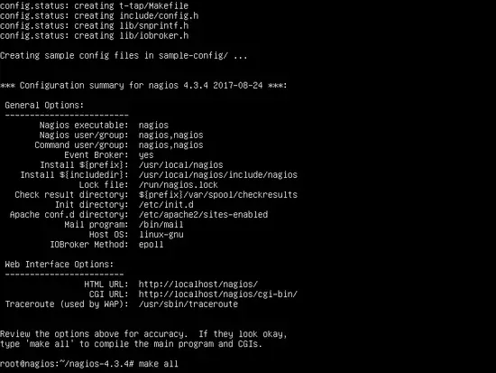 Nagios 구성 및 만들기