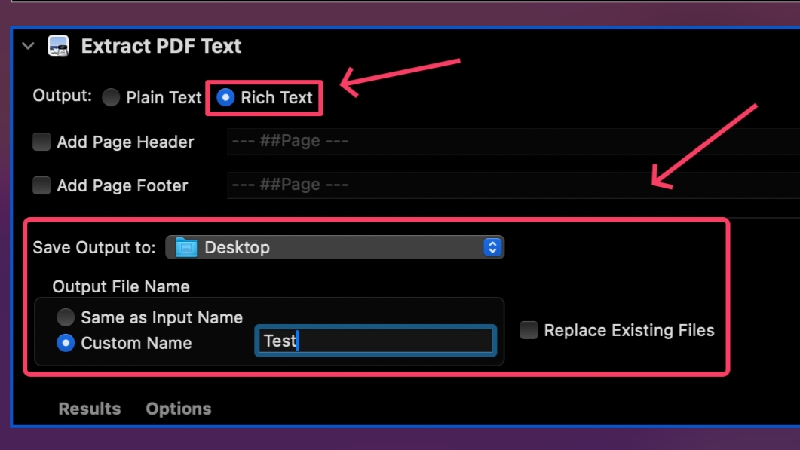 rich text automator