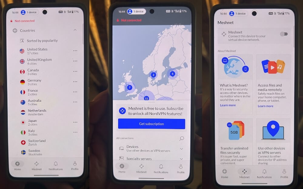 aplicativo nord vpn para android