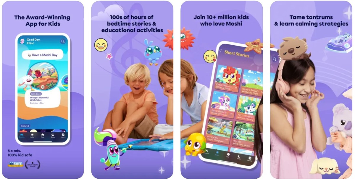 moshi kids app di narrazione
