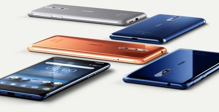 nokia 8 et nokia 5 subissent d'importantes baisses de prix en inde - nokia 8 le design oreo e1517491399288